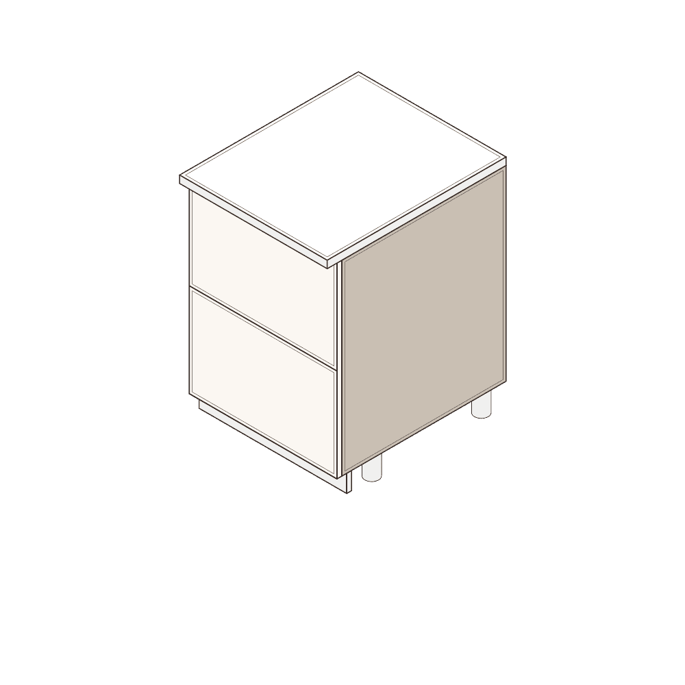 Base Cabinet - 2 Drawer