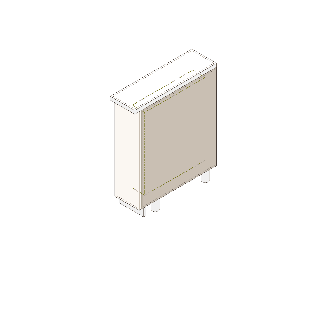 Narrow Base Cabinet