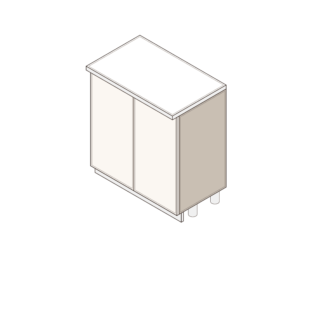 Reduced Depth Base Cabinet