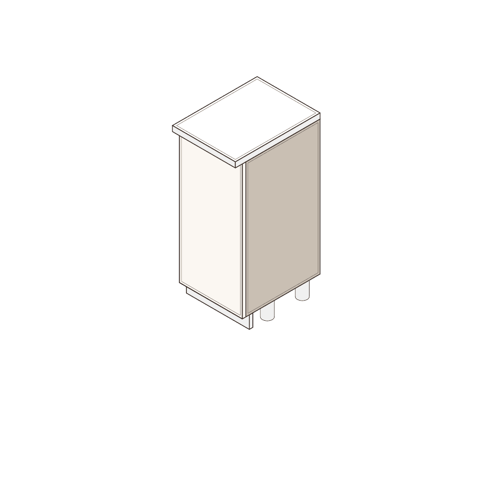 Reduced Depth Base Cabinet