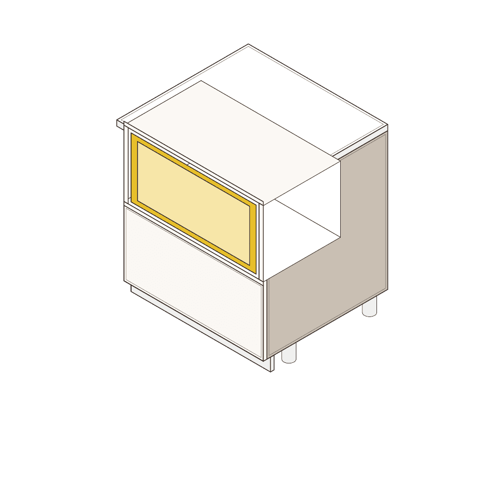 Built-In Microwave Base Cabinet