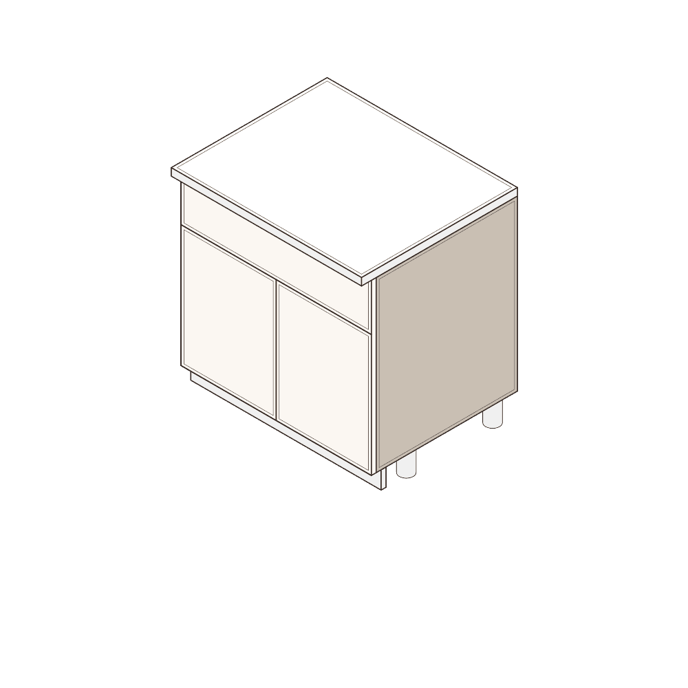 Vanity - Door & Drawer